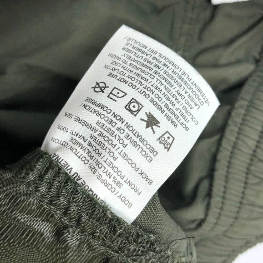 Nike Sportswear Woven Unlined Utility Cargo Pants Olive Green Mens Small DD5207